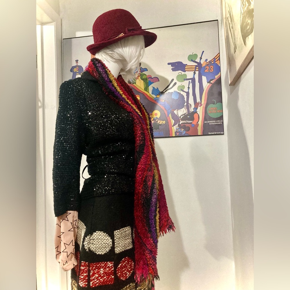 Eclectic Chic Winter Outfit - Includes Vintage and Handmade Pieces